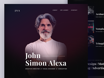 JSA - John Simon Alexa Portfolio Website