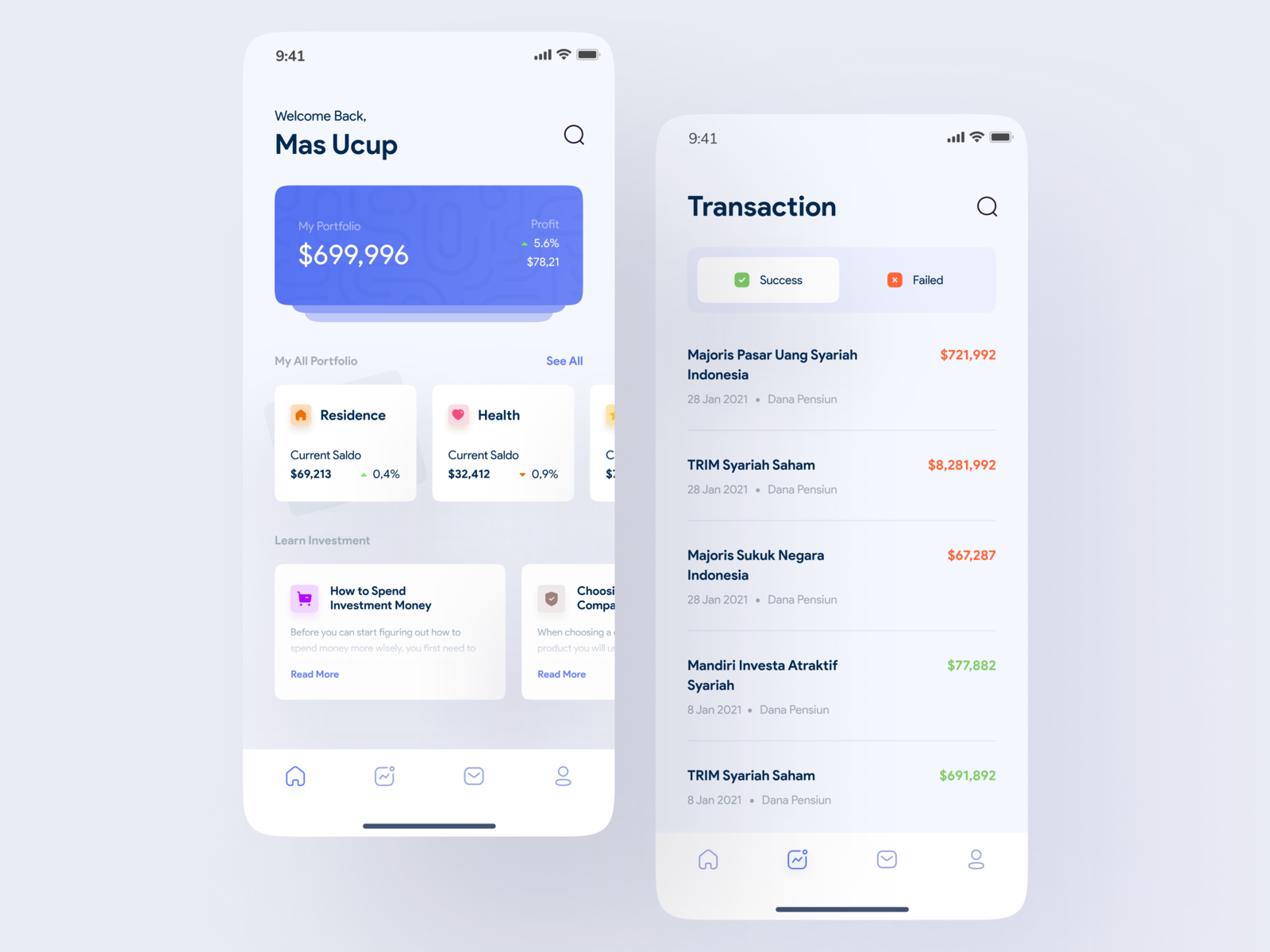 Ustock - Investment App By Malik Abimanyu For Keitoto On Dribbble