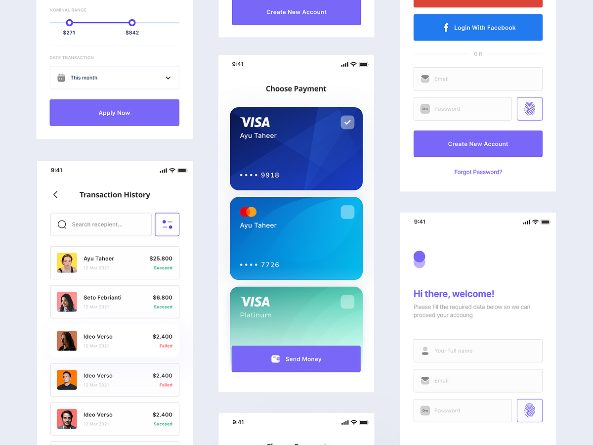 JemPay - Transfer Money App by MA for Keitoto on Dribbble