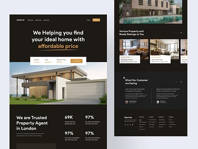 NGENTOP - Real Estate Agency Website