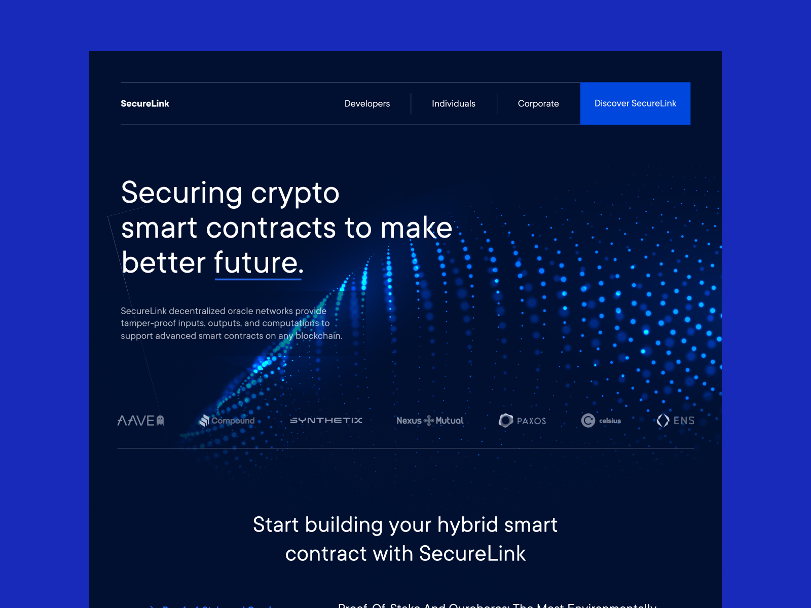 SecureLink Crypto Smartcontract  Design by Malik Abimanyu for