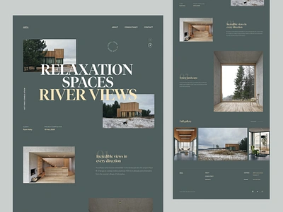 Arch - Residential Showcase Homepage architecture clean concept design fireart fireartstudio interface landingpage minimal residential ui uidesign ux web webdesign website website design