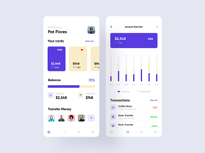 Wallet App 01 app clean concept design fireart fireartstudio flat interface ios minimal mobile product ui uidesign userinterface ux