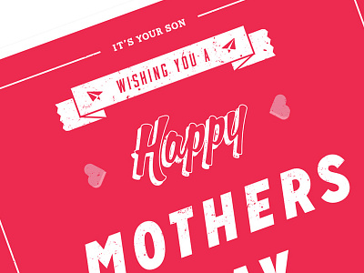 A little somethin' for mama cards holidays print design