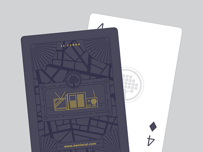 Illustrated Playing Cards illustration playing cards print