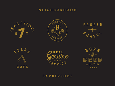 Type tricks for a new barbershop coming to the east side... barbershop branding lettering typography