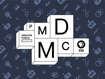PMDMC 2018 Branding branding grid systems logo pattern