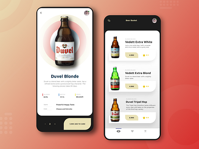 24/7 Market Application appdesign beer app design landingpage mobile app mobile ui ui uidesign uiux ux web design