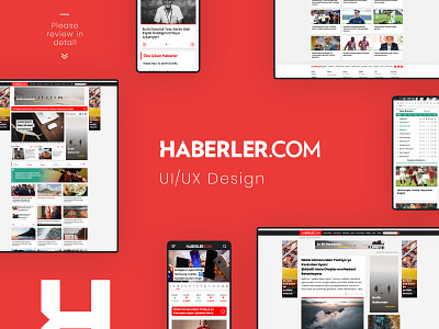 Haberler.com Desktop/Mobile Design