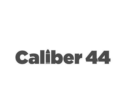 Caliber 44 44 caliber company for logotype the