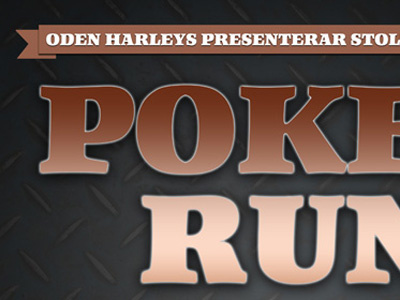 Pokerrun Example harley davidson metal poster