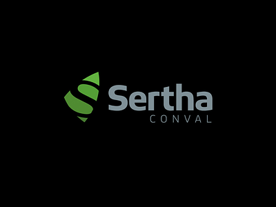 Logo to Sertha Conval logo logotype green s