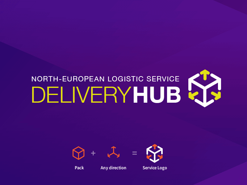 DeliveryHub logo by Yaroslav on Dribbble