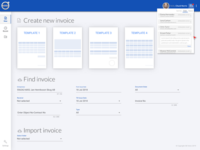 New Invoice app ui ux web