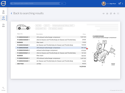 Invoice Screen