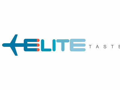 Elite Taste art direction branding catering creative direction design elite food icon logo private jet taste typography vector
