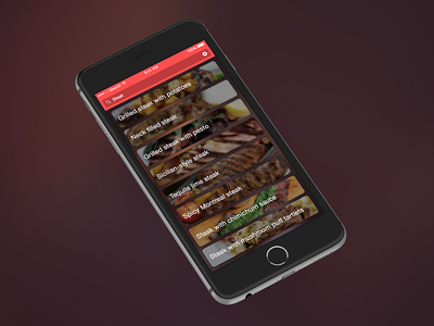 Search Results app download food free freebie ios results search sketch sketchapp ui user interface