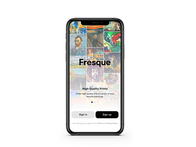 Fresque - Splash and Login Animation after effects animation app app design free gif login sketch splash ui ux video