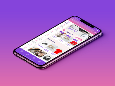 eCommerce iOS App - Categories app app design application categories ecommerce figma free freebie gradient ios mobile app shop store ui ux