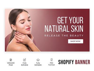 Shopify Banner, Web Banner, Fashion Banner
