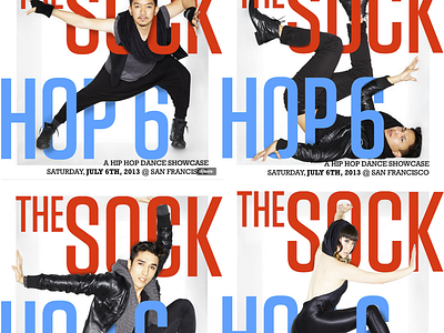 The Sock hop 6 dance funkanometry sf hip hop poster sockhop typography