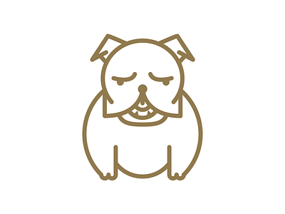 Bulldog bulldog icon