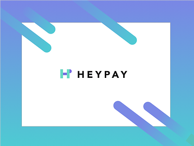 Heypay Logo brand identity branding fintech identity logo