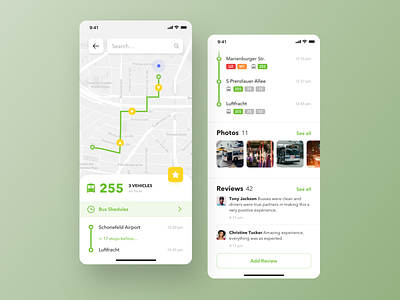 Public Transport App Concept