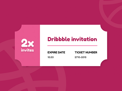 2x Dribbble Invites