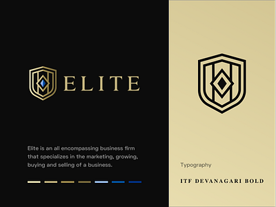 Elite - Logo branding elite icon identity logo mark shield vector