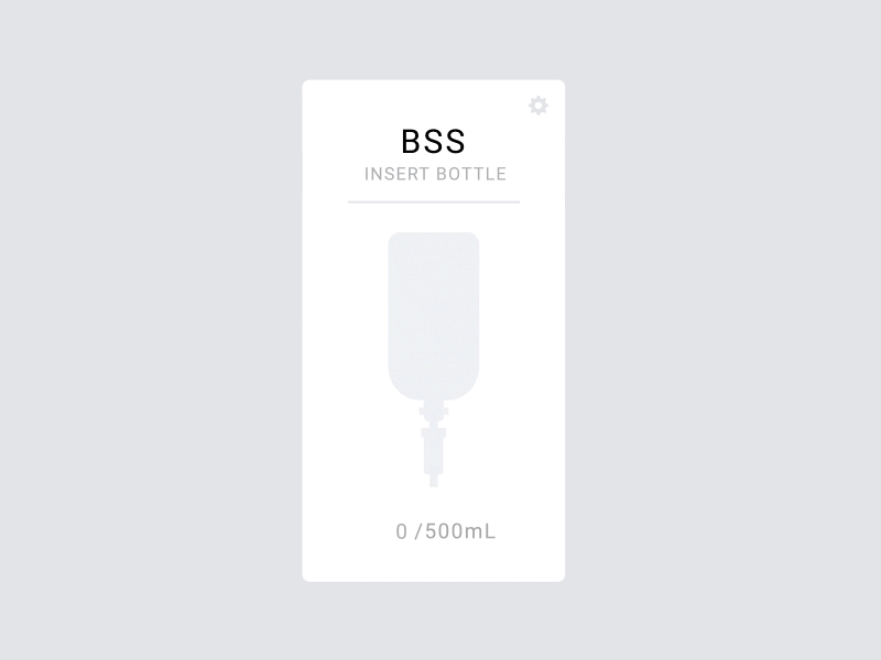 Fluid Level Indicator animation card illustration medical motion ui
