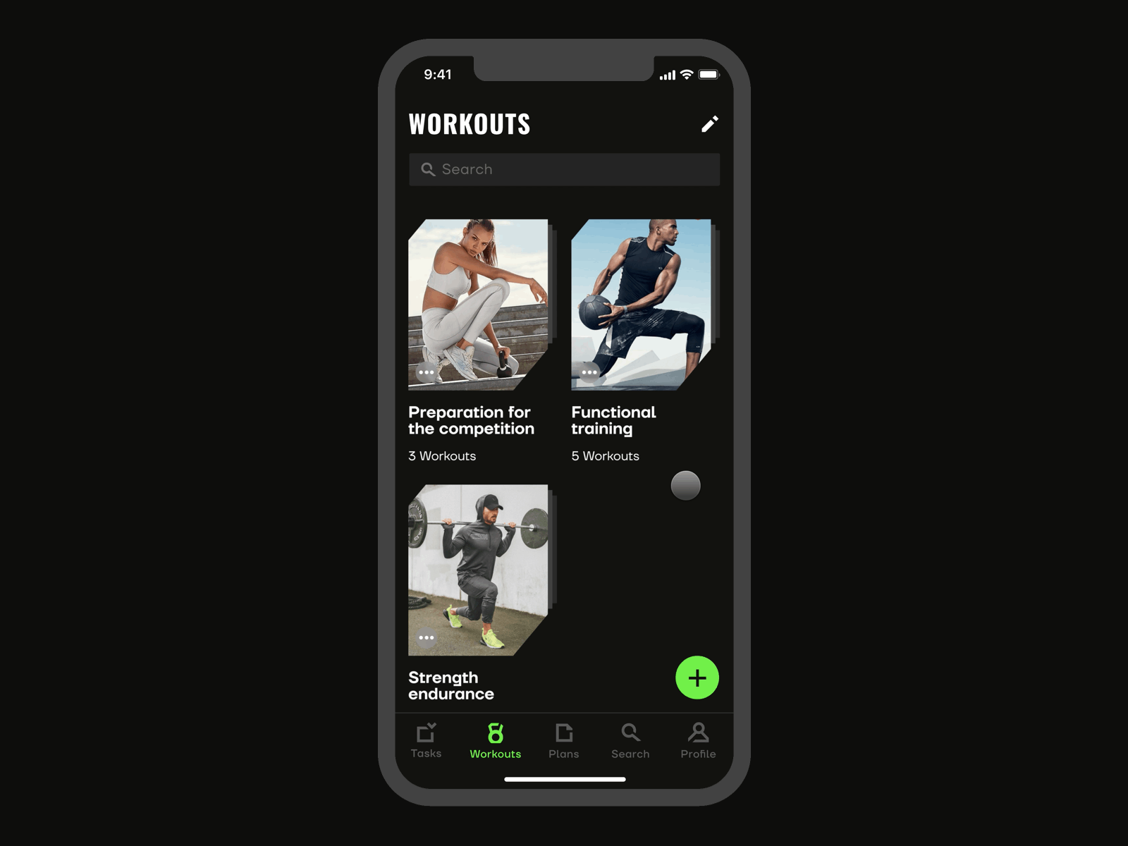 Fitness Trainer App app exercise fitness fitness app gym icons load mobile app design mobile ui mvp ronas it running sport strength trainer ui ux video workout