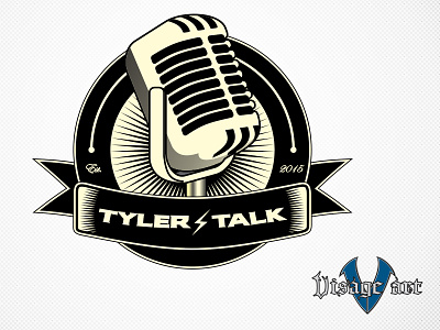 Tyler Talk 03 blog brand logo microphone radio talk vlog