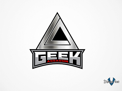 Geek Assassin 02 assassin assassins creed branding design flat geek icon illustration logo podcast vector