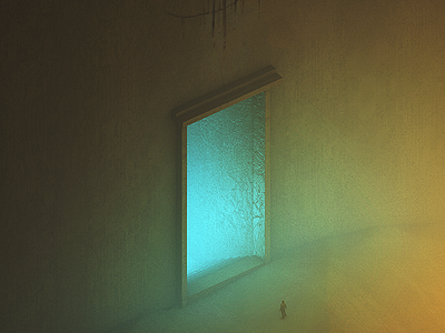 Dakhmah adobe archeology architecture art blue c4d cinema4d dark design minimal photoshop