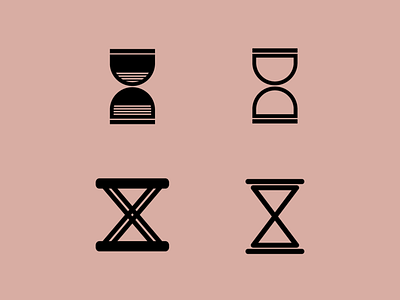 Hourglass Study design geometric graphic design icon illustration lines logo minimal vector