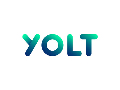 Yolt Logotype app brand fintech gradient launch logo rebrand rounded