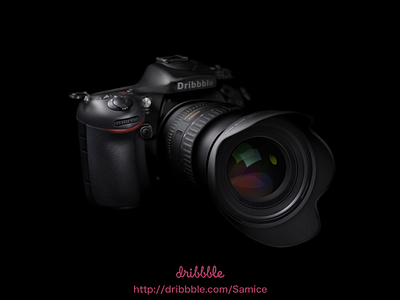 dribbble SLR camera