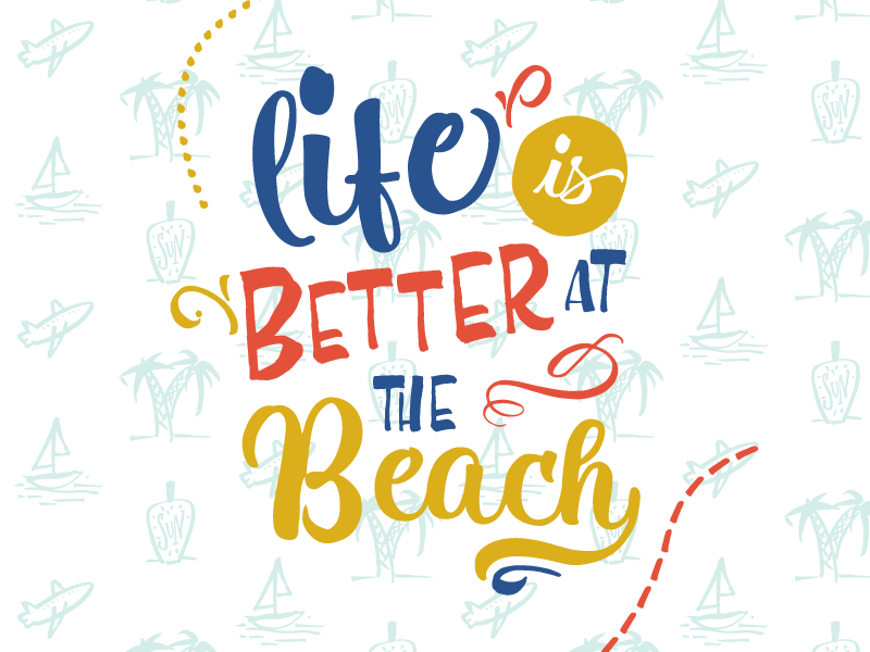 Beach Please Font Suite by Paco González on Dribbble