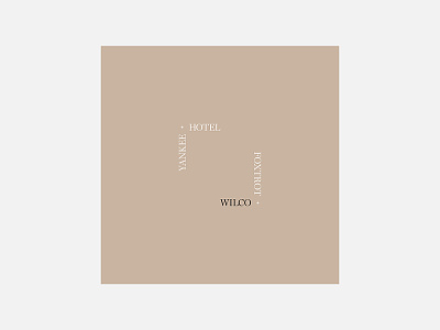 Yankee Hotel Foxtrot – Wilco 100 day project album cover design graphic design minimalism personal project typography wilco
