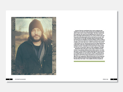 V23 Creative Magazine – Spring 2014, Spread 03