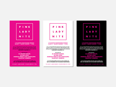 Posters – Pink Lady Nite branding event branding gradient graphic design logo logo design millennial pink ombre poster design print design typography visual identity