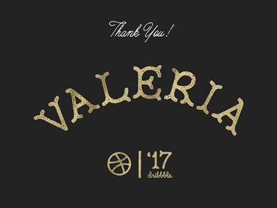 Thank you for the invite to join the Dribbble community 2017 dribbble illustration valeria