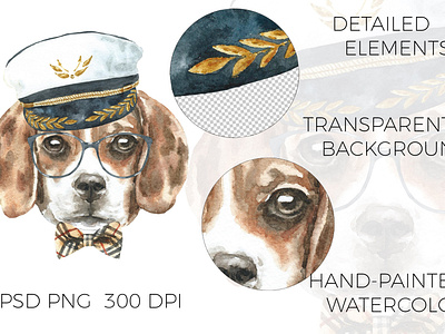 Dog Character Creator Watercolor Dog Breed Clipart