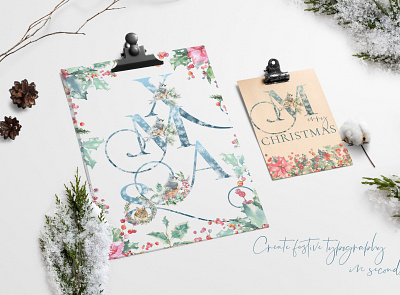 Christmas Watercolor Woodland Story by Catherine Wheel 2020 animal bird card christmas christmas watercolor forest graphics illustration merry christmas mouse new year pattern rat retro squirrel vintage watercolor winter woodland