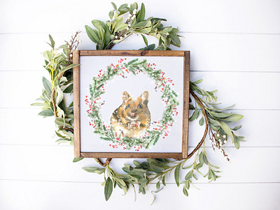 Christmas Watercolor Woodland Story by Catherine Wheel