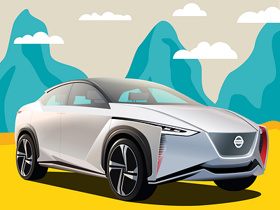 Q 2020 36days q 36daysoftype auto automobile car concept concept car illustration nissan nissan qashqai q qashqai