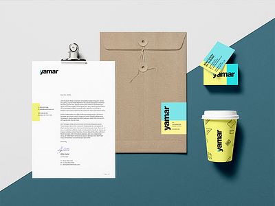 Yamar – Papelería brand branding logo simplicity stationary