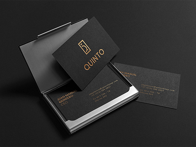 Quinto – Business Cards Presentation