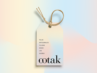Ootak — Label Tag brand branding label logo logotype multicolor tag